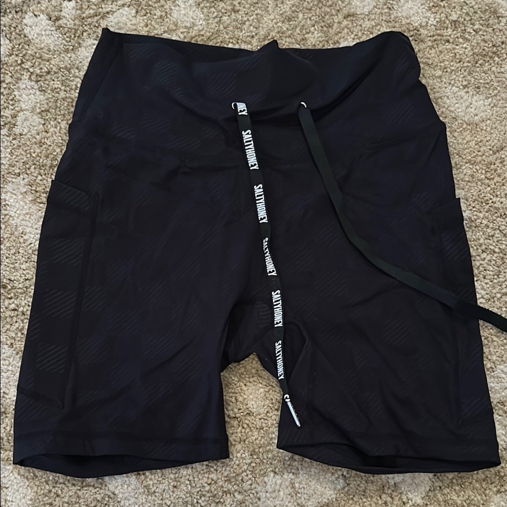 Salty Honey Checkered Skater shorts